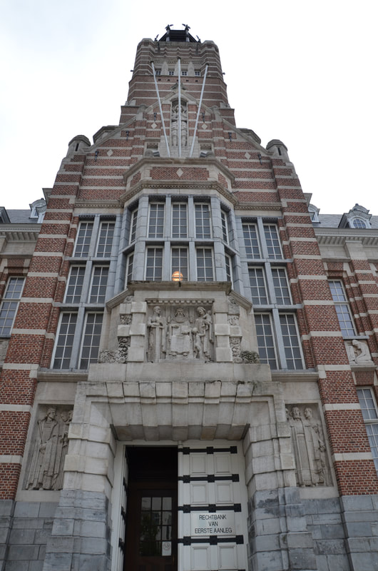 Palais de justice de Termonde. La Belgique. 
