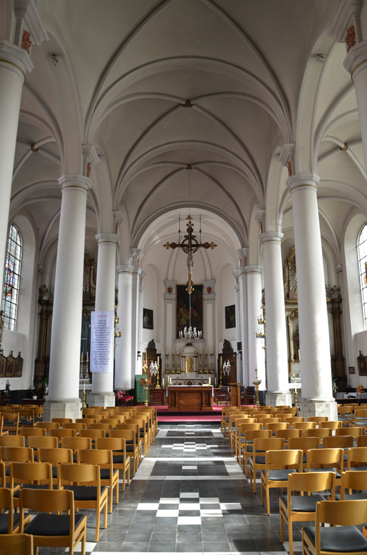 St. Giles à Termonde, appelé localement Sint Gillis Binnen. La Belgique. 
