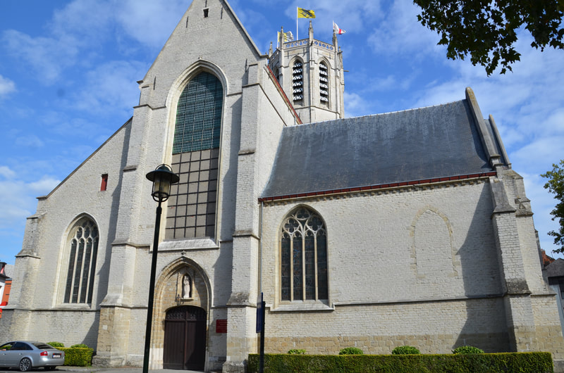 Église Notre-Dame de Termonde. La Belgique. 