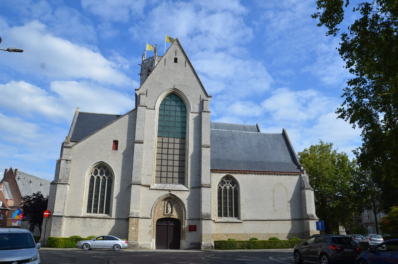 Église Notre-Dame de Termonde. La Belgique. 