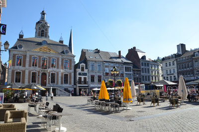 Miasto Huy w Belgii.