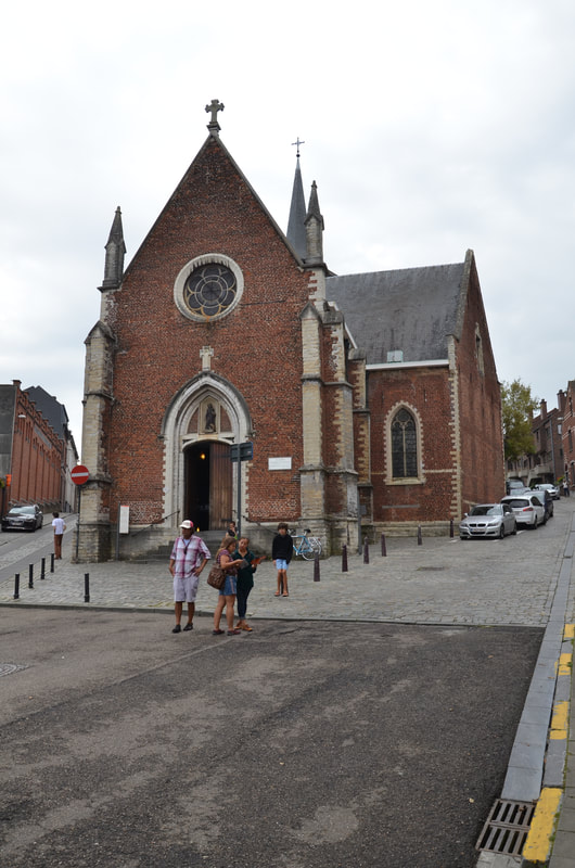 Kaplica św. Antoniego w Leuven gdzie znajduje się krypta z grobem Ojca Damiana, opiekuna trędowatych.   