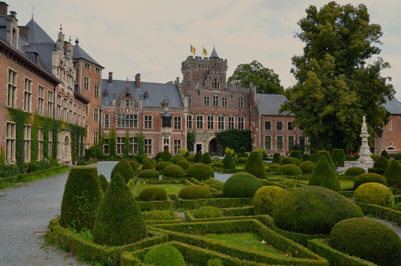 Gaasbeek Castle in Belgium.
Zamek Gaasbeek w Belgii. 