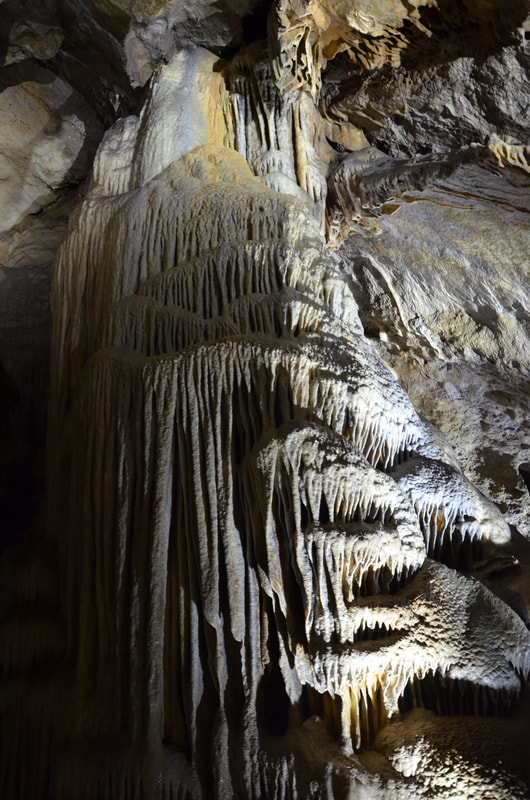 Grotte de Remouchamps en Belgique. 