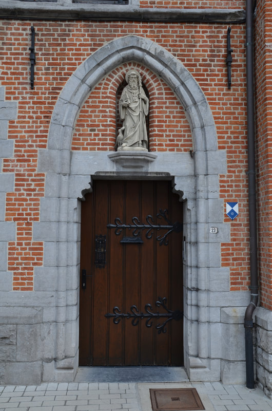 Abbaye des Saints Pierre et Paul à Termonde. La Belgique.