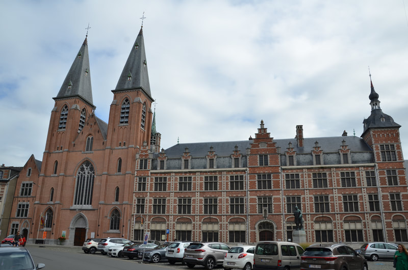 Abbaye des Saints Pierre et Paul à Termonde. La Belgique. 