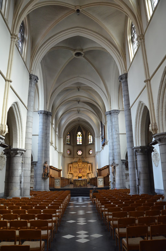 Abbaye des Saints Pierre et Paul à Termonde. La Belgique.
