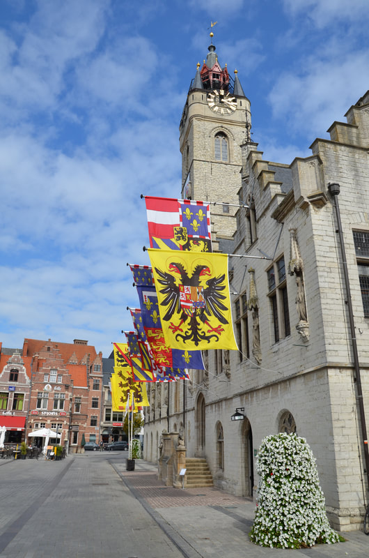 Mairie de Termonde. La Belgique. 