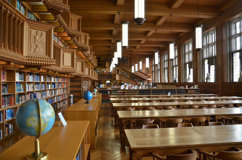 Biblioteka uniwersytetu w Leuven. Belgia. 