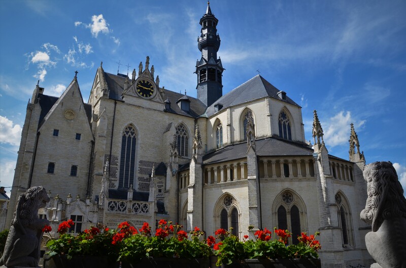 Église de Saint Léonard à Zoutleeuw en Belgique. 